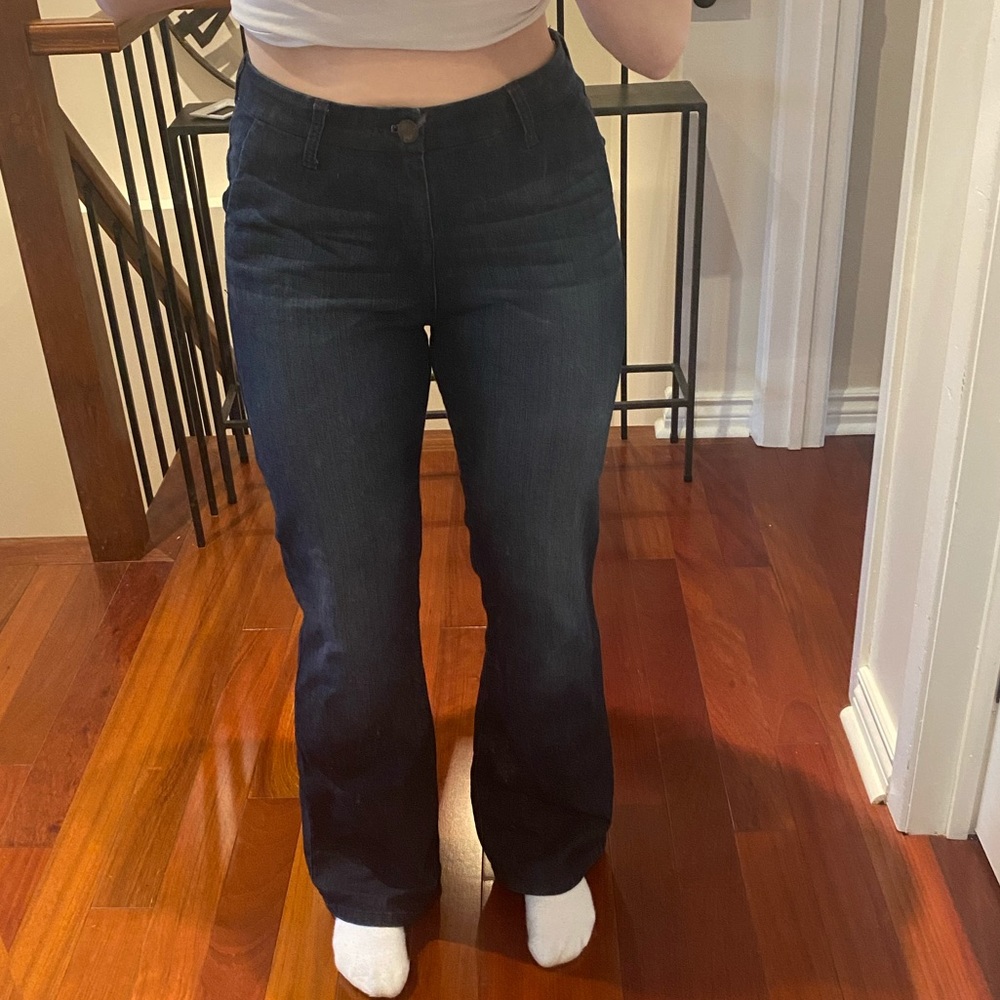 Vintage Dear John blue wash bootcut jeans